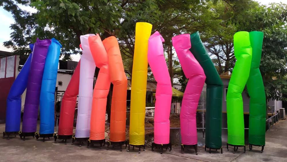 ท่อผ้าสกายทูปหลากสี สำหรับการโปรโมตสินค้ากลางแจ้ง