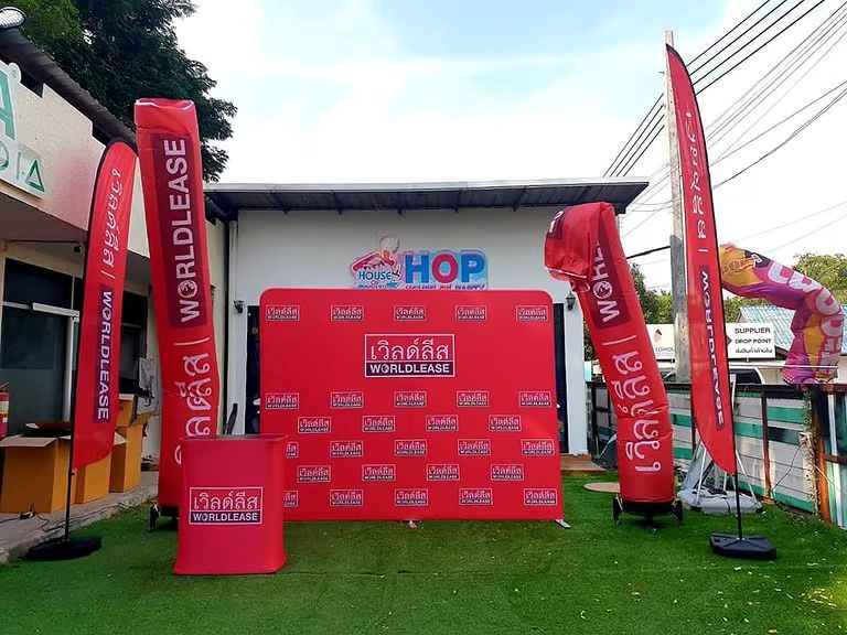 สกายทูป เหมาะสำหรับการจัดงานกลางแจ้งในพื้นที่จำกัด