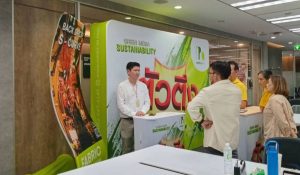 บูธผ้า หนึ่งในอุปกรณ์สำหรับการทำ Event Marketing