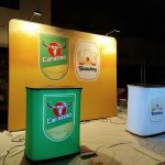 บูธแสดงผลงาน เซตบูธผ้า Media AA สำหรับออกงานอีเวนต์